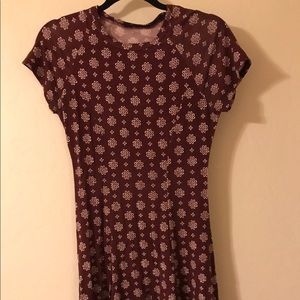 Short sleeve midi dress